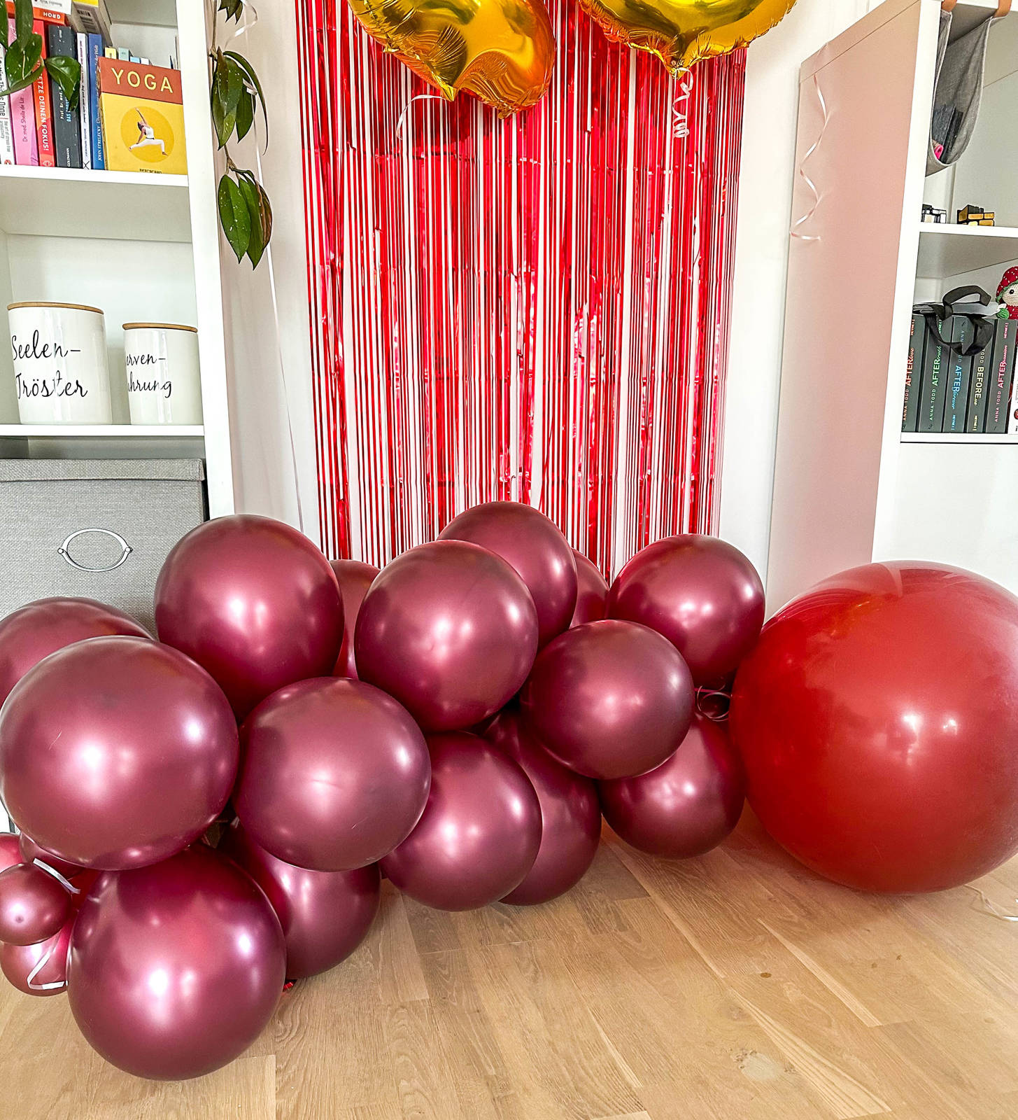 Latex Balloons Decorator Metallic Maroon Cm Pcs Latex Balloons