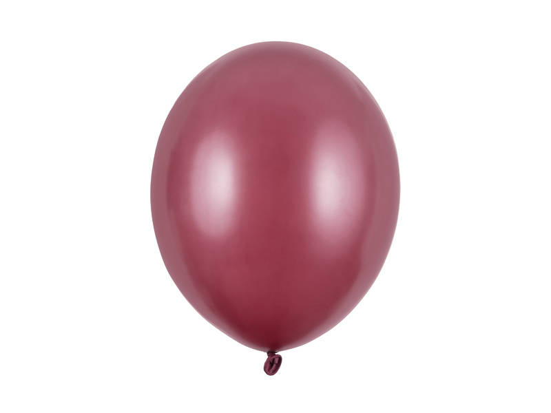 Latex Balloons Decorator Metallic Maroon 28cm 50 Pcs Latex Balloons