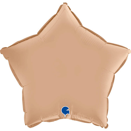 Folienballon Satin Nude Star Cm Grabo Folienballons Formen