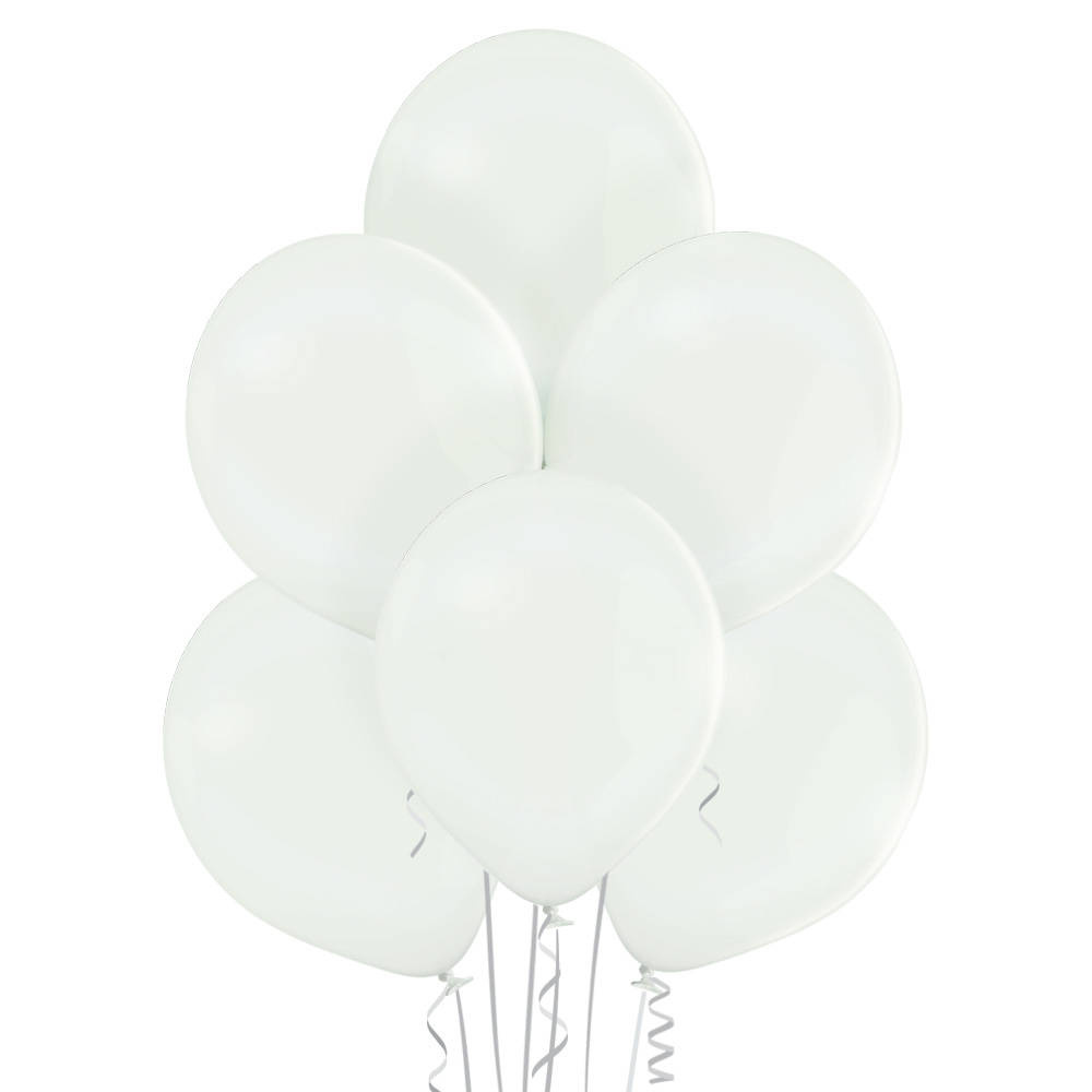 Balony lateksowe B105 Białe Pastel White 30cm 100 szt Okazje