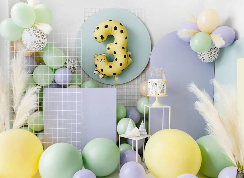 Balony Lateksowe B105 Zielone Pastel Kiwi 30cm 100 Sztuk Balony