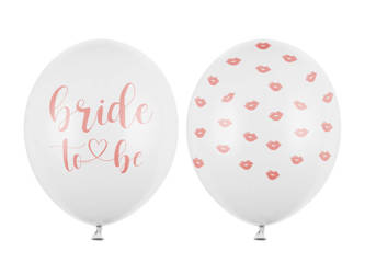 Bride to be latex balloons, pink mix 50 pcs, 30 cm