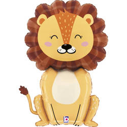 Foil Balloon Lion, Jungle Safari 81cm