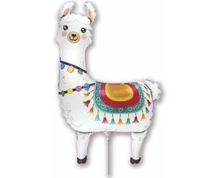 Foil Balloon - Llama on a stick 37 cm