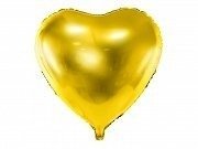 Foil balloon Heart XXL, 61cm, gold
