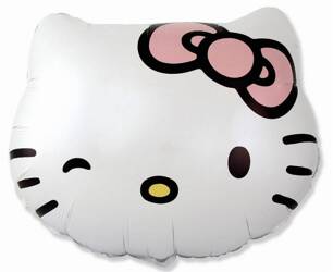 Foil balloon Hello Kitty Head, 60cm