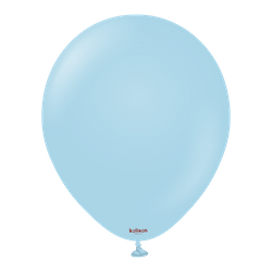 Latex Balloons Kalisan Macaron Blue, 30cm, 100 pcs.