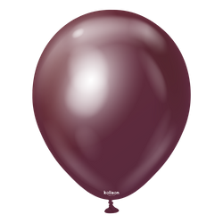 Latex Balloons Kalisan Mirror Burgundy, 30cm, 50 pcs.