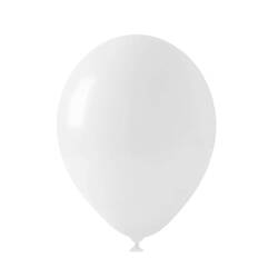 Latex balloons Chrome white, 30 cm, 100 pcs