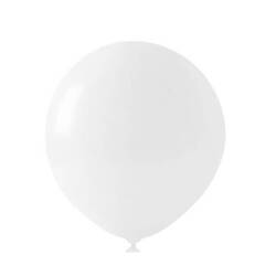 Latex balloons white, 45cm, 15 pcs