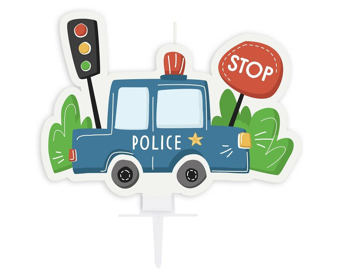 Birthday Candle Police, 5x7 cm Occasion \ Birthday Decorations