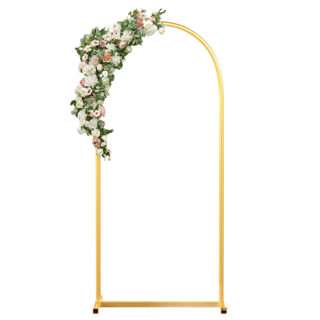 Arch frame, gold, 1,2 x 2,2m