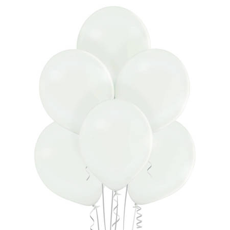 B105 Pastel White Balloons 30cm, 100 pcs