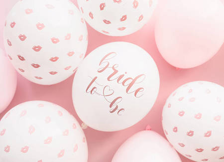 Bride to be latex balloons, pink mix 50 pcs, 30 cm