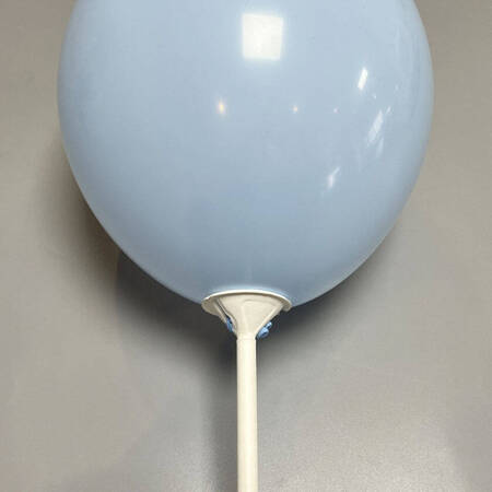 Eco balloons sticks, white, 30cm, 100 pcs.