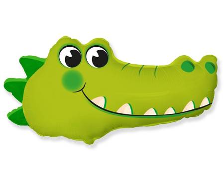 Foil Balloon Crocodile, Head, 45x80 cm