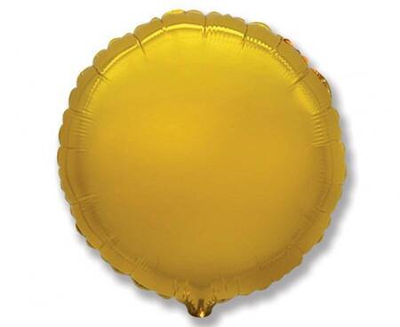 Foil Balloon, round, gold, 46cm