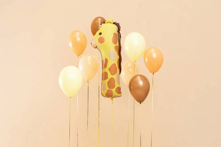 Foil balloon Number 1 - Giraffe, 90cm