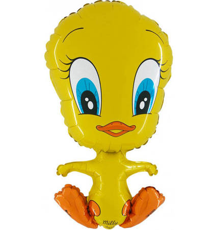Foil balloon Yellow duck 53 cm
