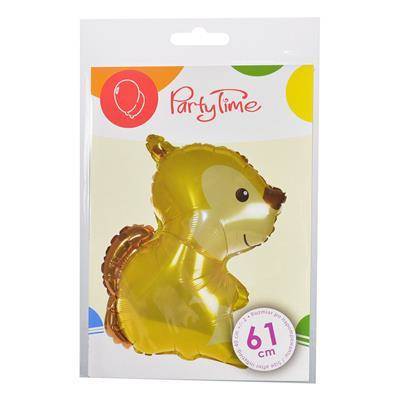 Foil balloon squirrel, forest animals 40 cm