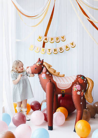 Foil balloon standing Horse, 110 x 126 cm