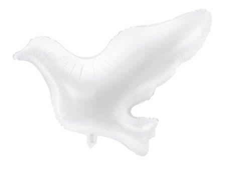 Foil balloon white pigeon, 77x66cm