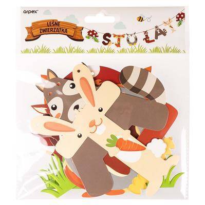 Garland "Sto lat" - Forest animals 250cm