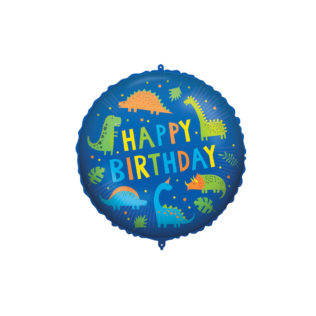 Happy birthday foil balloon farm with a weight, 46 cm