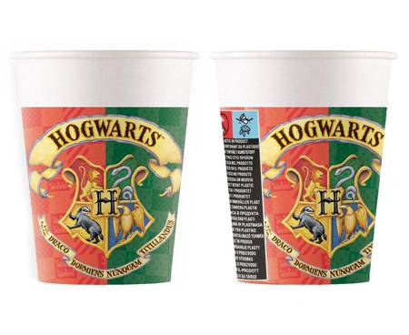 Harry Potter paper cups - 200 ml 8 pcs.