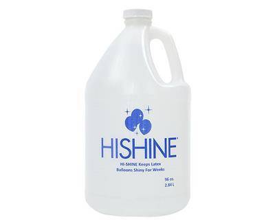 Hi-Shine rinse aid for latex balloons, 2.84 l