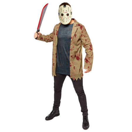 Jason Friday the 13th costume disguise, size M