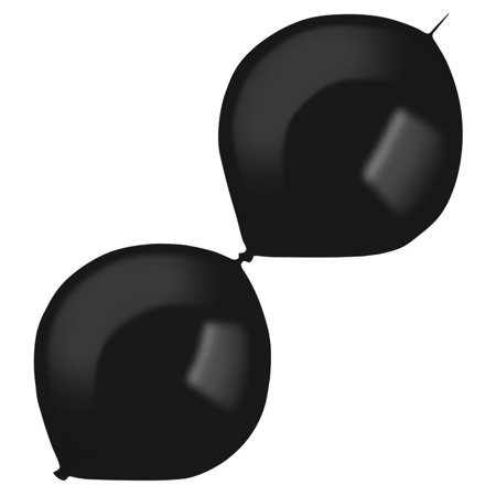 Latex Balloons Decorator Fashion E-Link Jet Black, 30cm, 50 pcs.