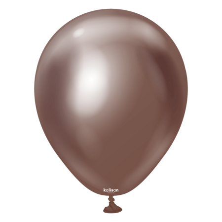 Latex Balloons Mirror Chocolate, 45cm, 1 pcs.