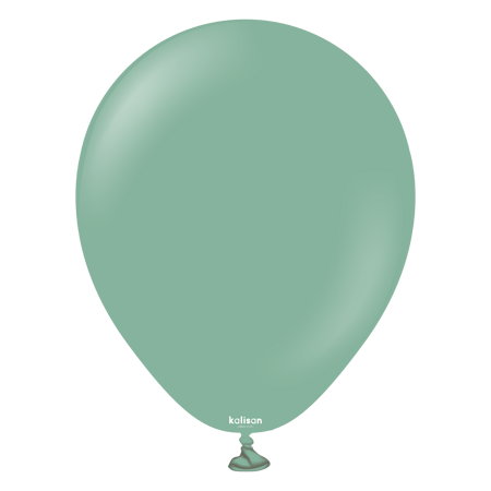 Latex Balloons Retro Sage, 45cm, 25 pcs.