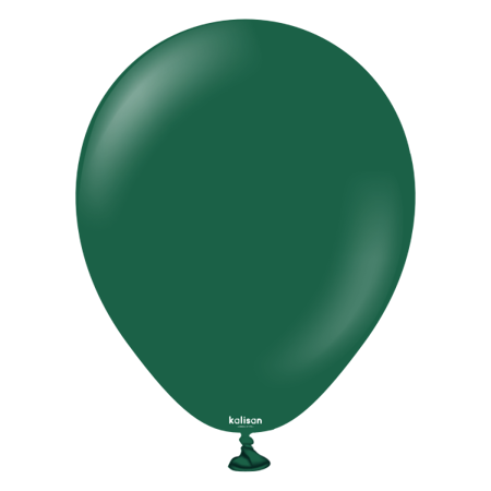 Latex Balloons Standard Dark Green, 13cm, 100 pcs.