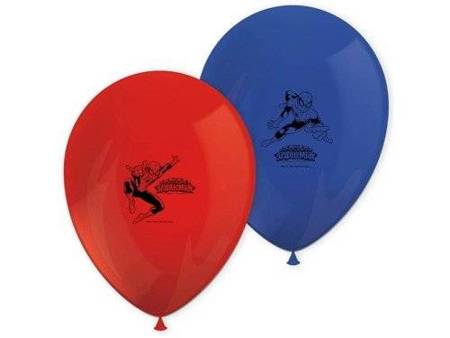 Latex balloons Spider-Man mix 28cm, 8 pcs.