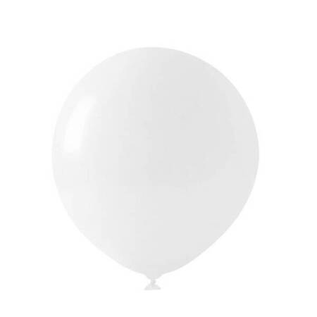 Latex balloons white, 45cm, 15 pcs