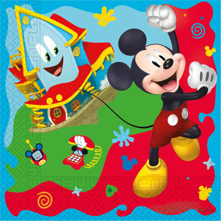 Mickey Mouse paper napkins Rock the House 33x33cm, 20pcs