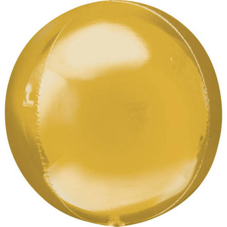 Orbz balloon gold 3D, bulk, 40 cm