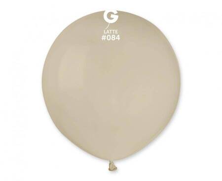 Pastel latex balloons Latte 84, 48cm, 25 pcs.