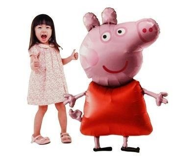 Peppa Pig walking balloon, 91 x 121 cm