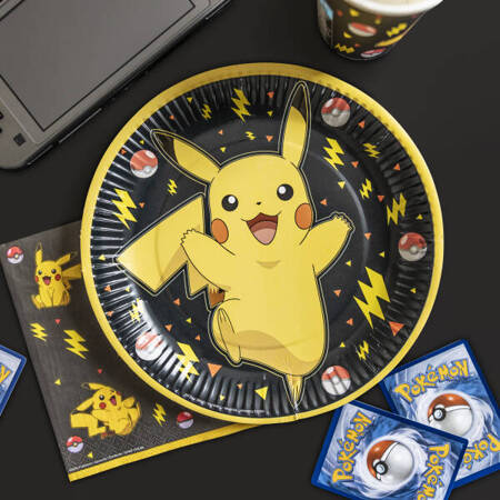 Pokemon paper plates, Pikatchu, 18 cm, 8 pcs.