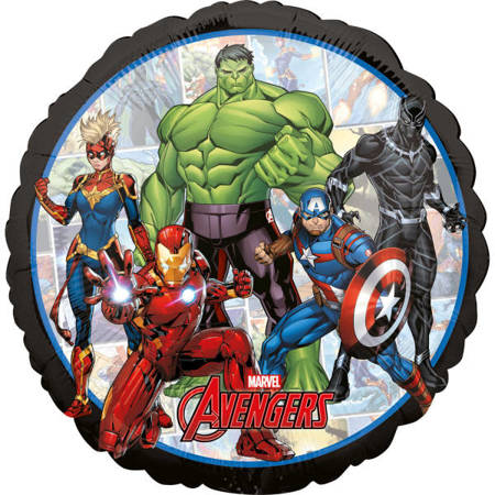 Round foil balloon Marvel Avengers 43 cm