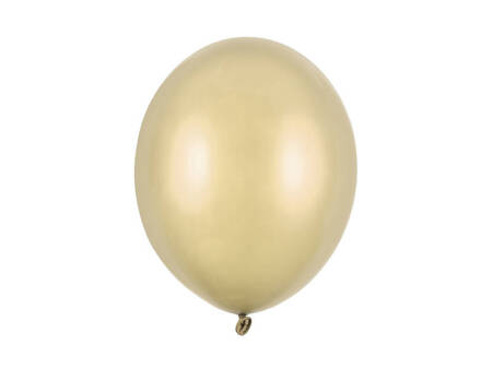 Strong Latex Balloons, Gold, Metallic Cold Gold, 30cm, 100 pcs