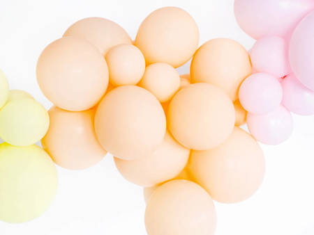 Strong balloons, Pastel Light Peach, 30 cm, 50 pcs.