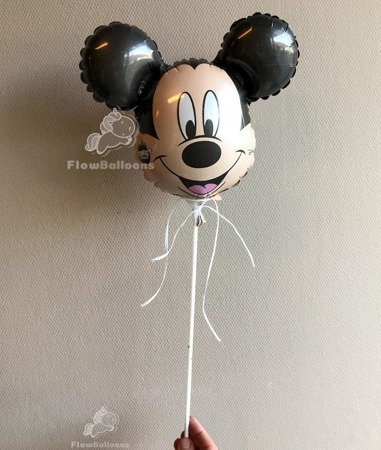 The foil balloon - Mickey Mouse Miki, on the stick 30 cm