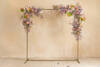 Backdrop stand, frame, gold, 200x200 cm