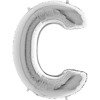 Balloon Letter foil 40 'C Silver