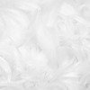 Decorative feathers short - white, 50 pieces