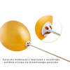 Eco balloons sticks, wooden, 38cm, 10 pcs.